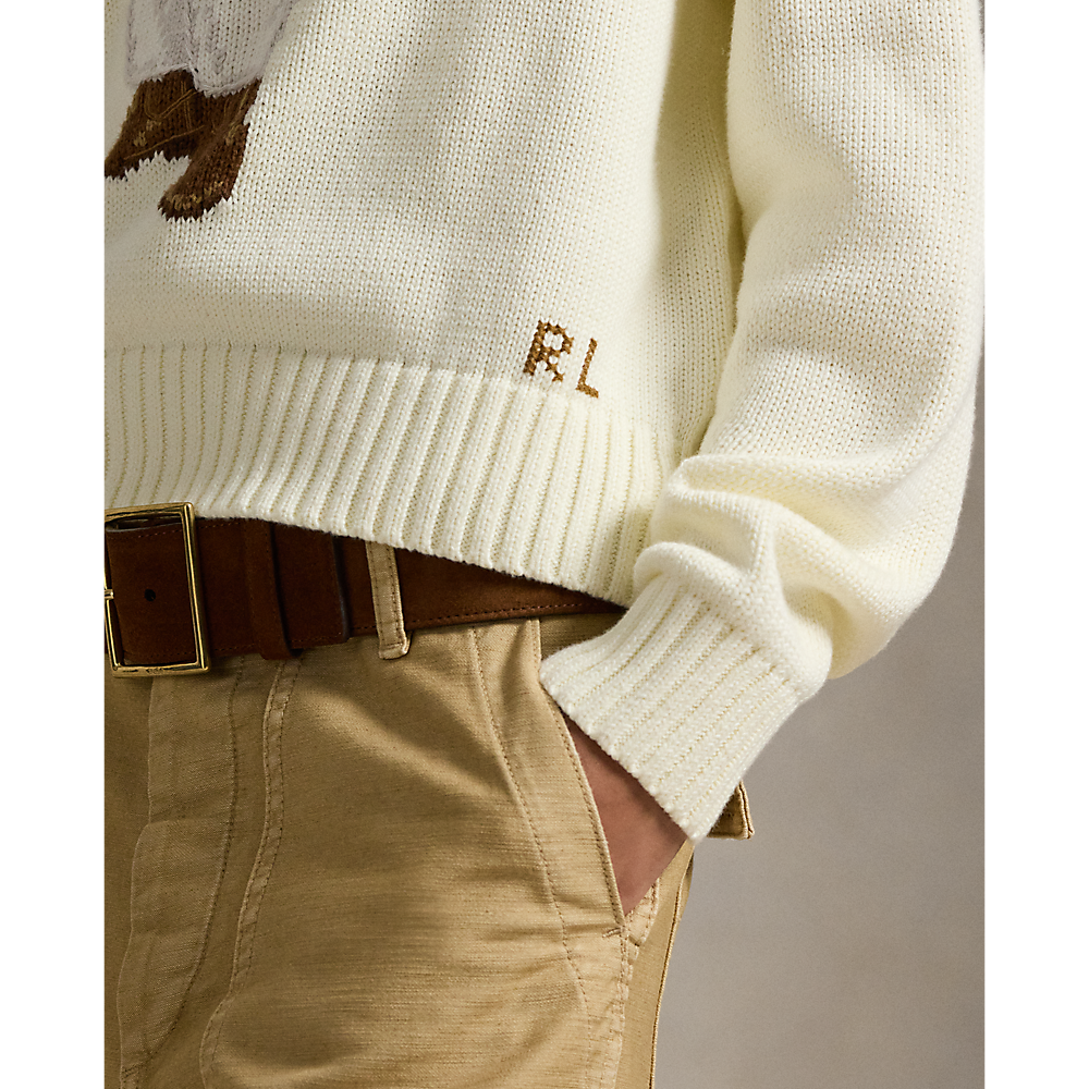 PRL Polo Bear Cotton Crewneck Jumper/Pulover 211A96248001