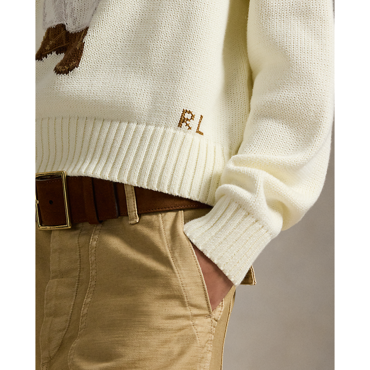 PRL Polo Bear Cotton Crewneck Jumper/Pulover 211A96248001