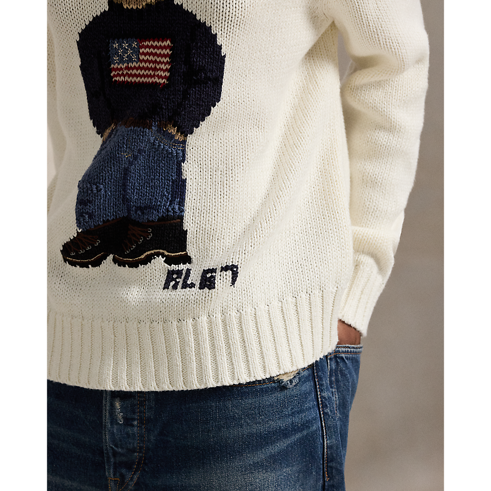 PRL Polo Bear Hooded Jumper/Pulover 211A96253001