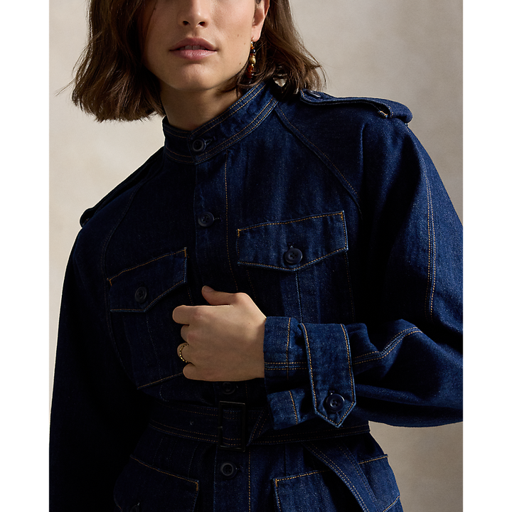 PRL Belted Denim Utility Jacket/Jakna 211A96316001
