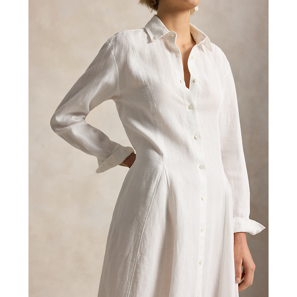 PRL Self-Tie Linen Shirtdress /Haljina 211B19141001