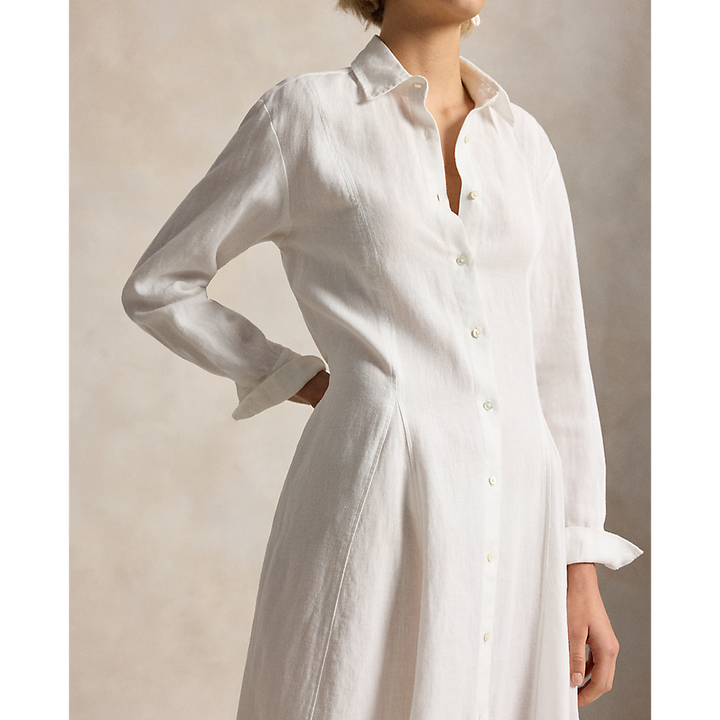PRL Self-Tie Linen Shirtdress /Haljina 211B19141001
