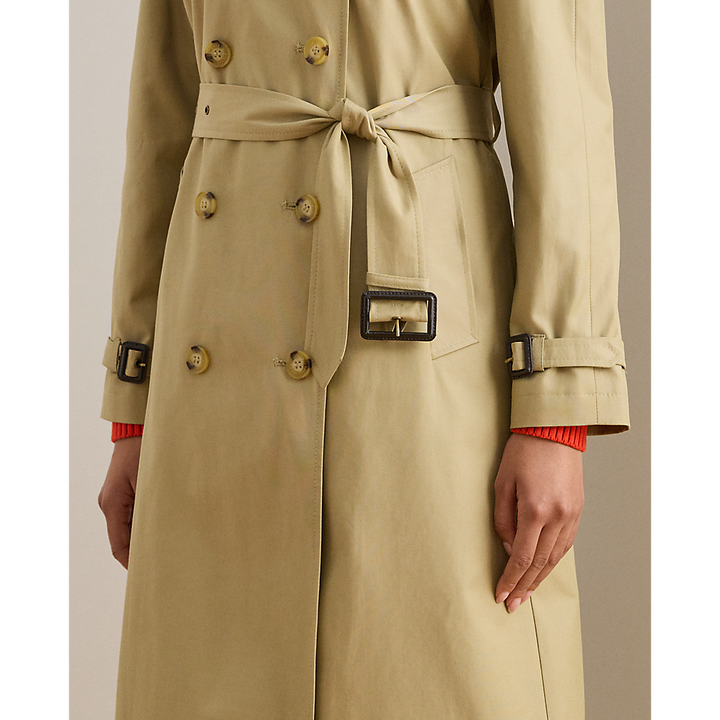 LRL Double-Breasted Belted Trench Coat/Baloner 297951259003