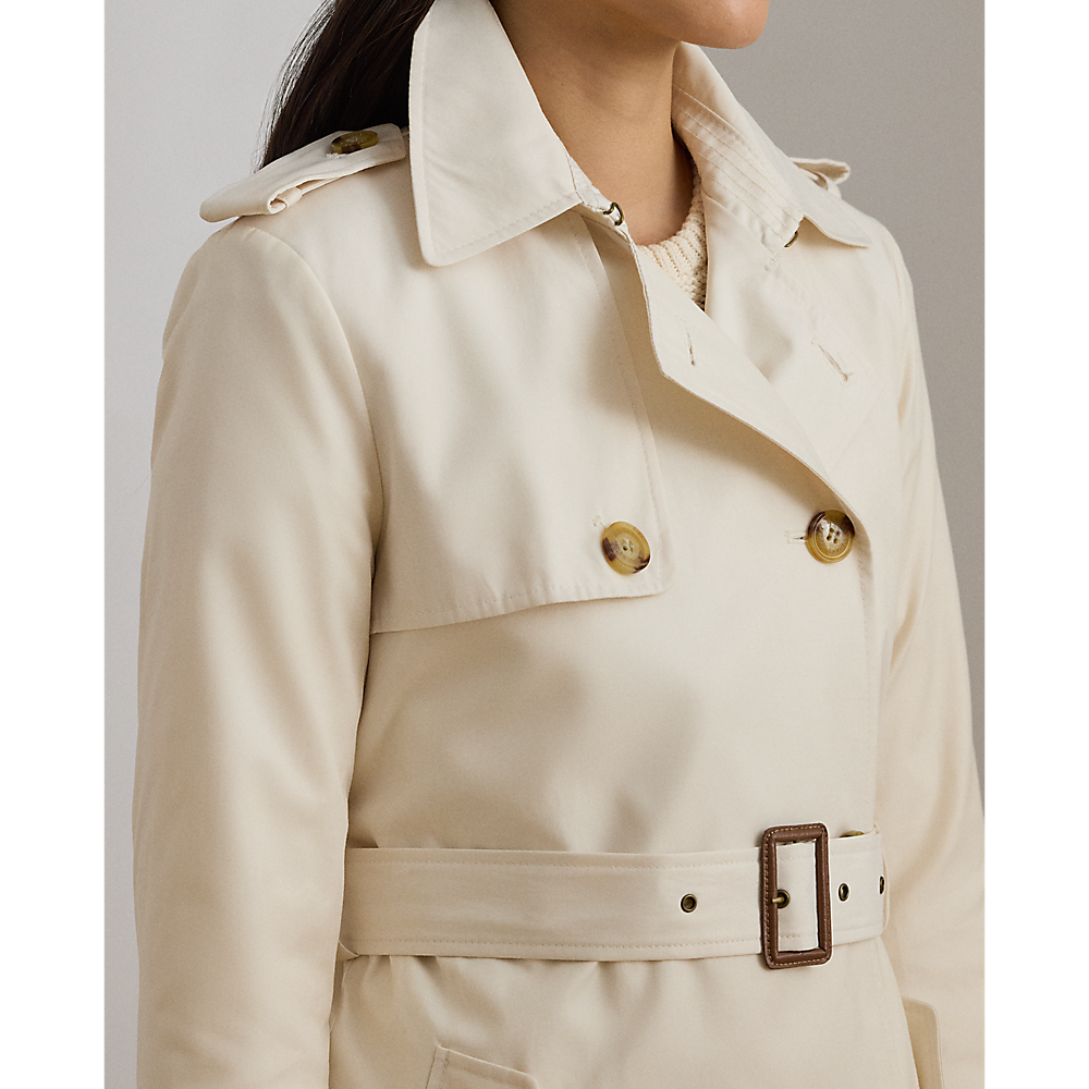 LRL Double-Breasted Cotton-Blend Trench Coat/Baloner 297967122005