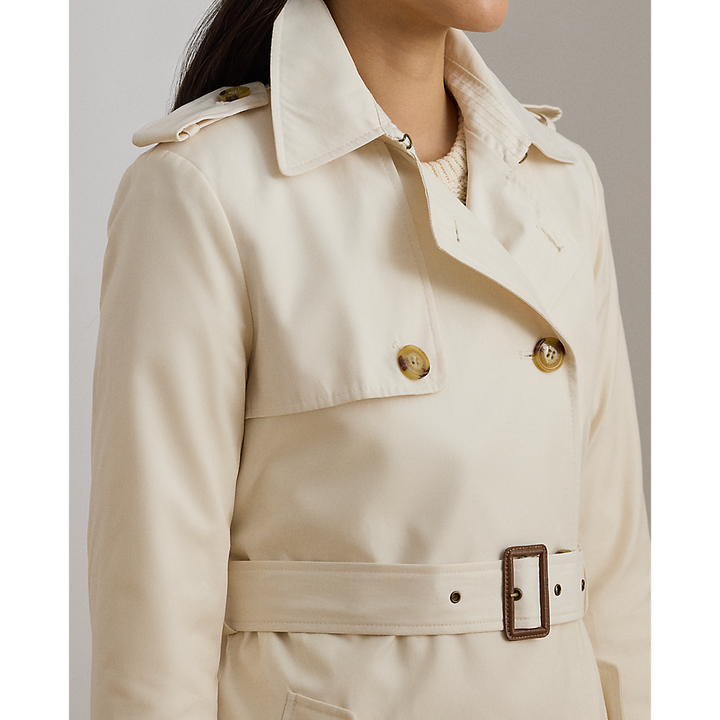 LRL Double-Breasted Cotton-Blend Trench Coat/Baloner 297967122005