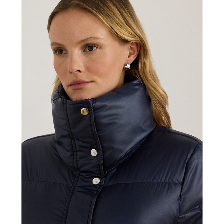 LRL Metallic Funnelneck Down Maxicoat/Jakna 297P04089003