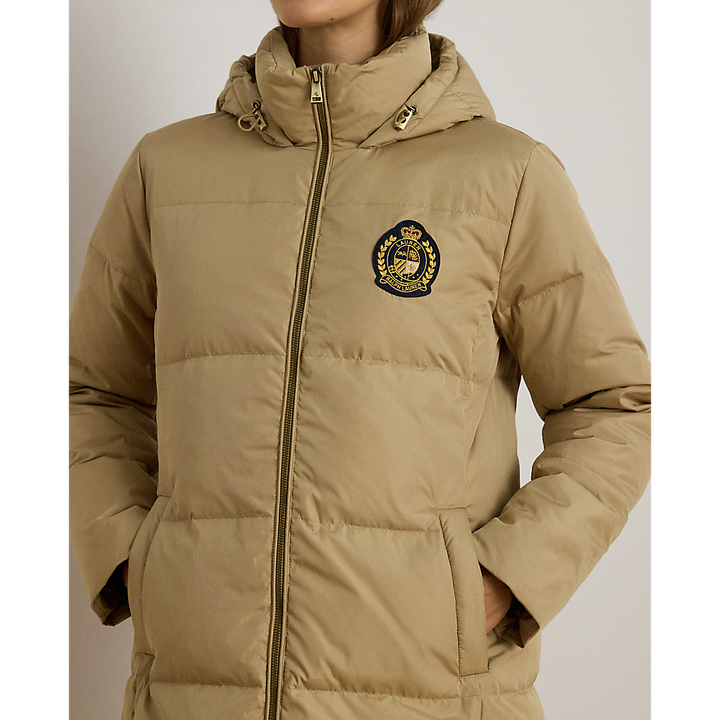 LRL Crest-Patch Hooded Quilted Down Coat/Jakna 297P04126002