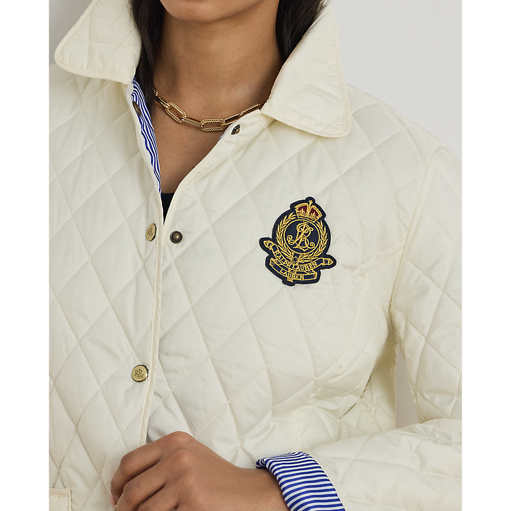 LRL Crest-Patch Diamond-Quilted Jacket/Jakna 297P10878001