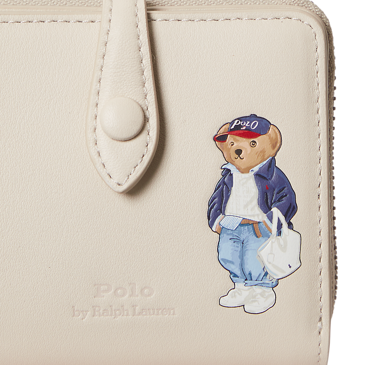 PRL Polo Bear Leather Compact Wallet/Novčanik 427P05787001