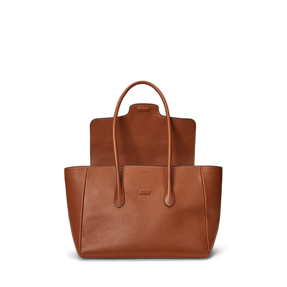 LRL Pebbled Leather Large Tanner Satchel/Torba 431966862002