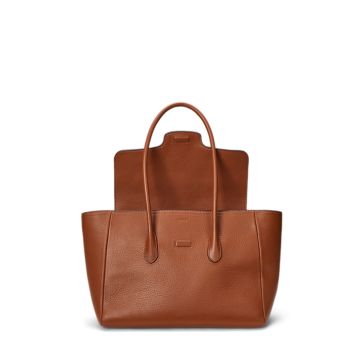 LRL Pebbled Leather Large Tanner Satchel/Torba 431966862002