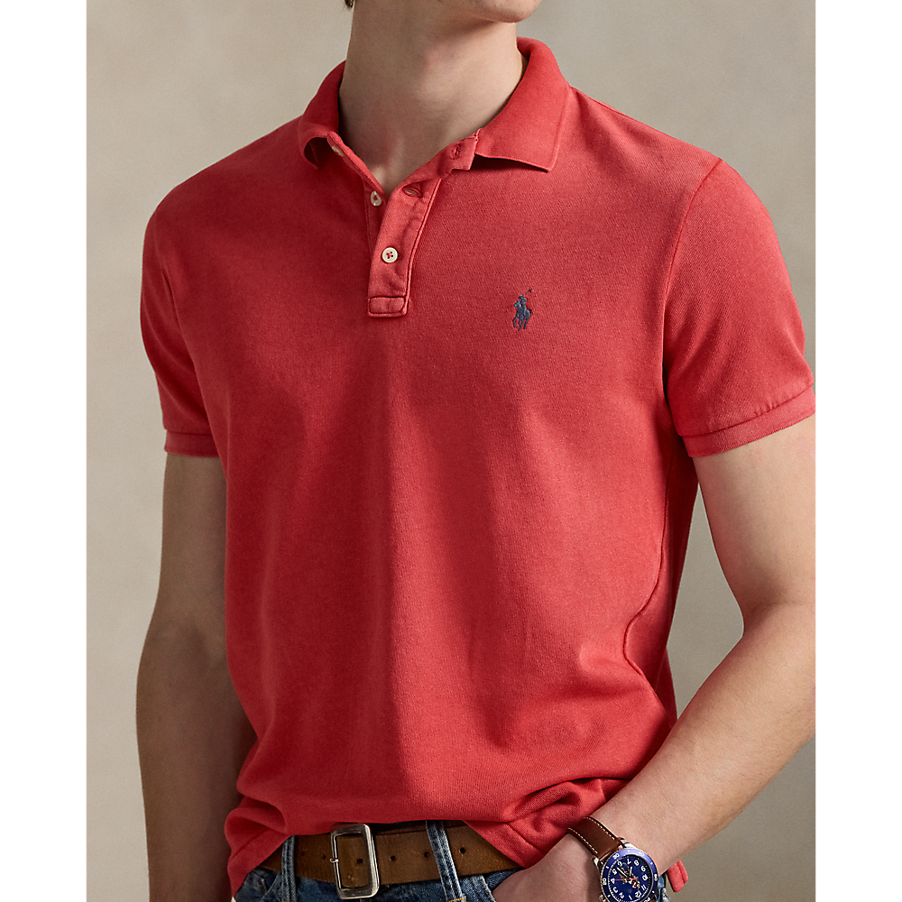 PRL Custom Slim Fit Spa Terry Polo/Polo majica 710660897045