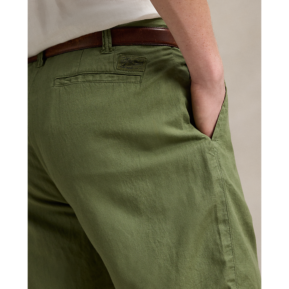 PRL 21.6 cm Classic Fit Linen-Cotton Short/Bermude 710741375032
