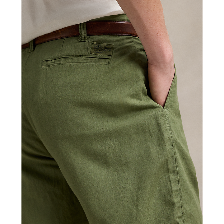 PRL 21.6 cm Classic Fit Linen-Cotton Short/Bermude 710741375032