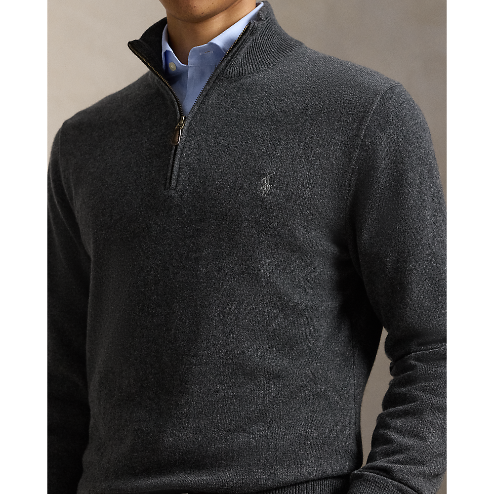 PRL Wool Quarter-Zip Jumper/Pulover 710876756017