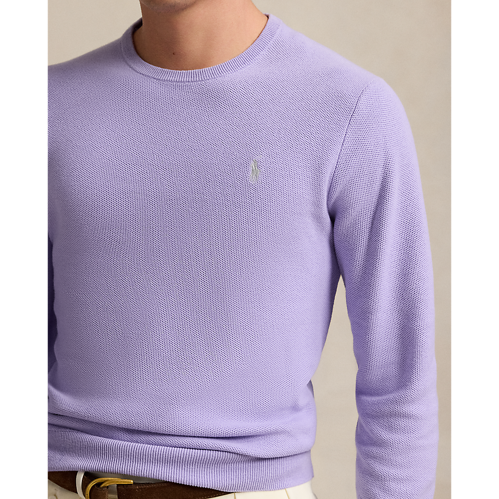 PRL Textured Cotton Crewneck Jumper/Pulover 710918163517