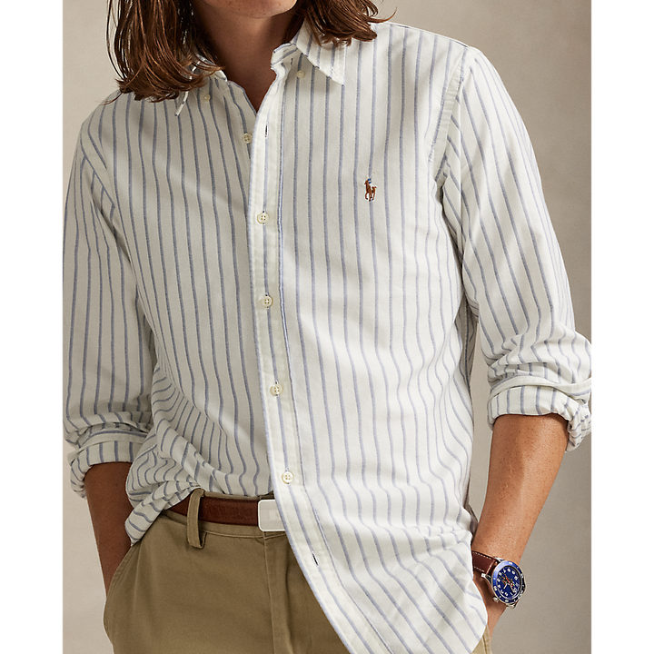 PRL Custom Fit Striped Oxford Shirt/Košulja 710928918006