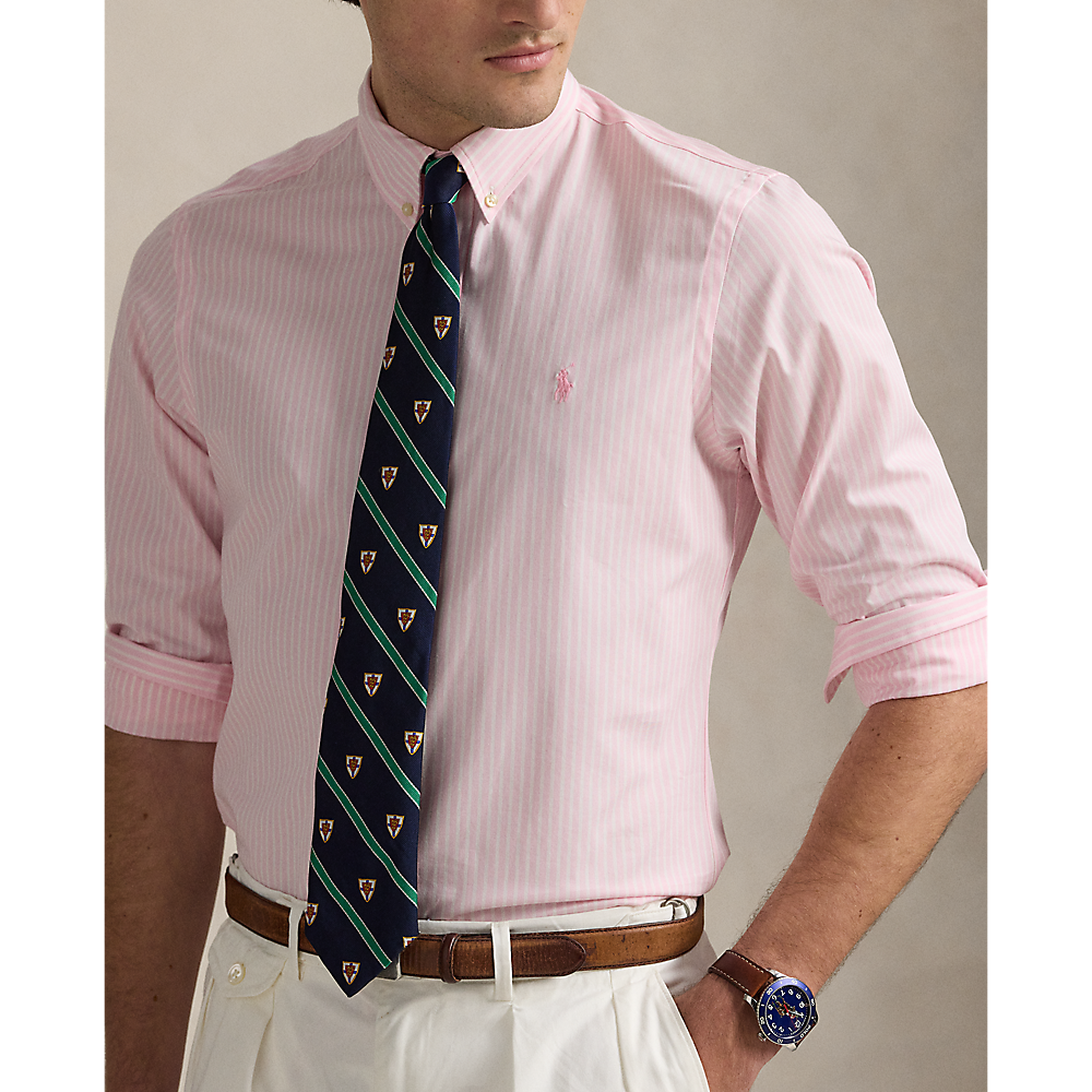 PRL Slim Fit Striped Stretch Poplin Shirt/Košulja 710929344017