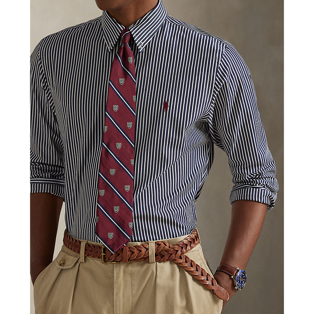 PRLSlim Fit Striped Stretch Poplin Shirt/Košulja 710929344025