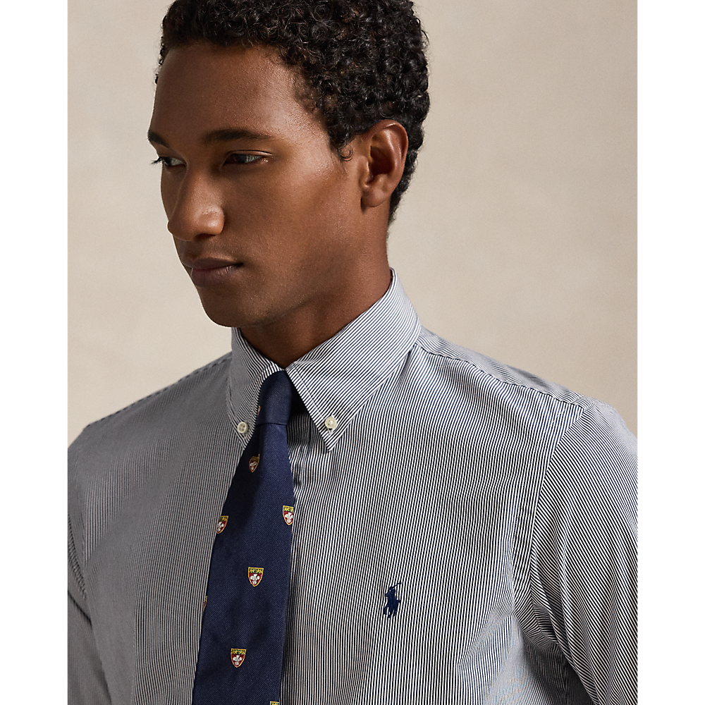 PRL Custom Fit Striped Stretch Poplin Shirt/Košulja 710929346027