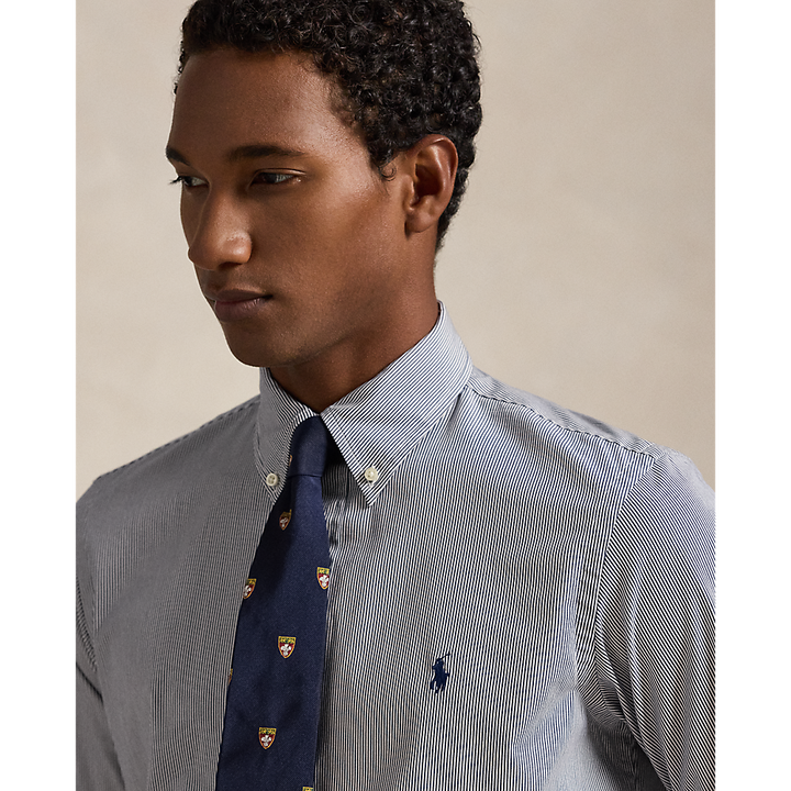 PRL Custom Fit Striped Stretch Poplin Shirt/Košulja 710929346027