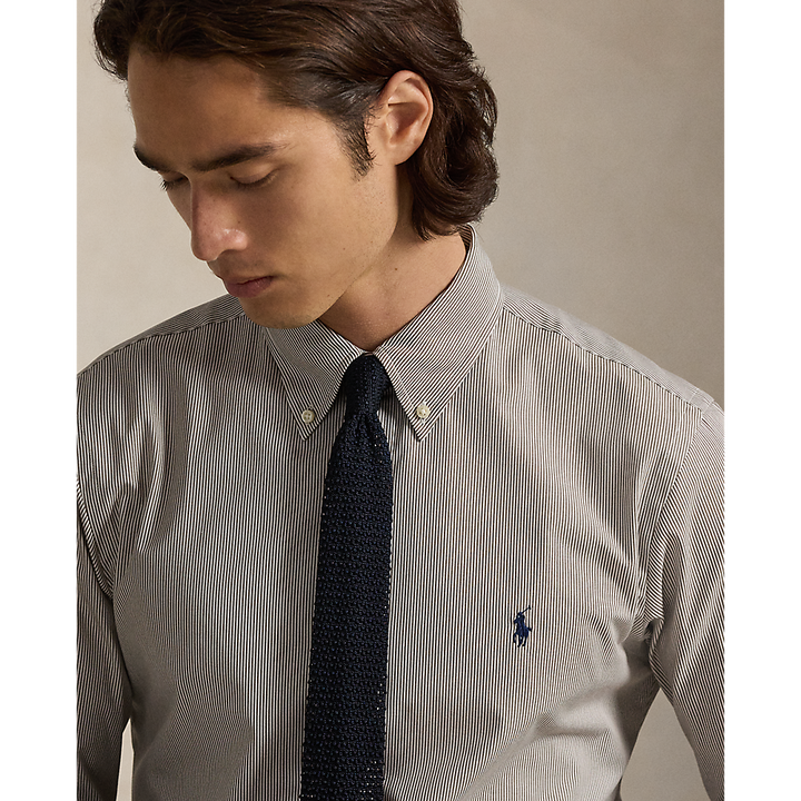 PRL Custom Fit Striped Stretch Poplin Shirt/Košulja 710929346028