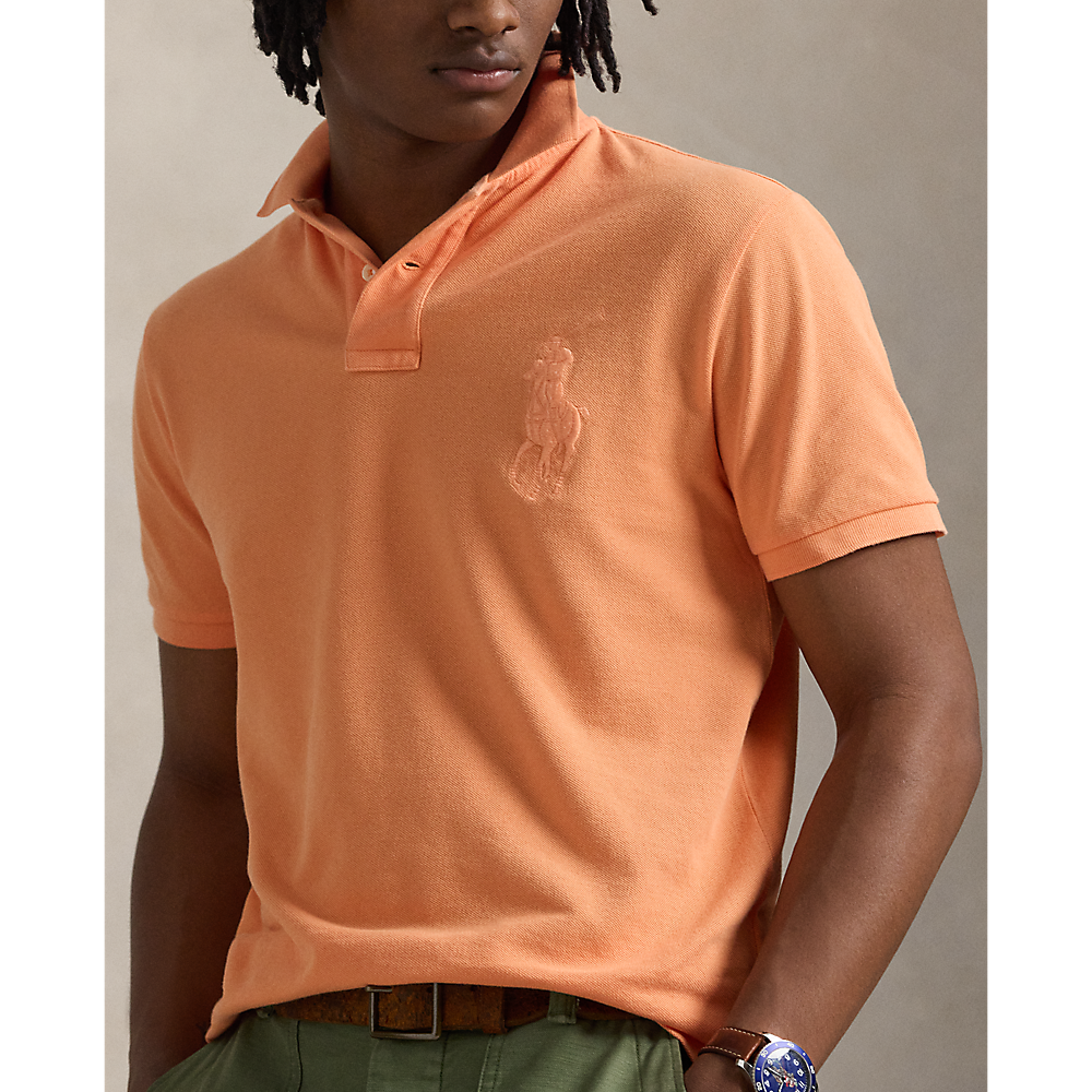 PRL Custom Slim Fit Big Pony Mesh Polo Shirt/Polo majica 710938137013