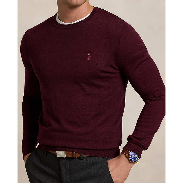PRLSlim Fit Washable Wool Crewneck Jumper /Pulover 710946143005