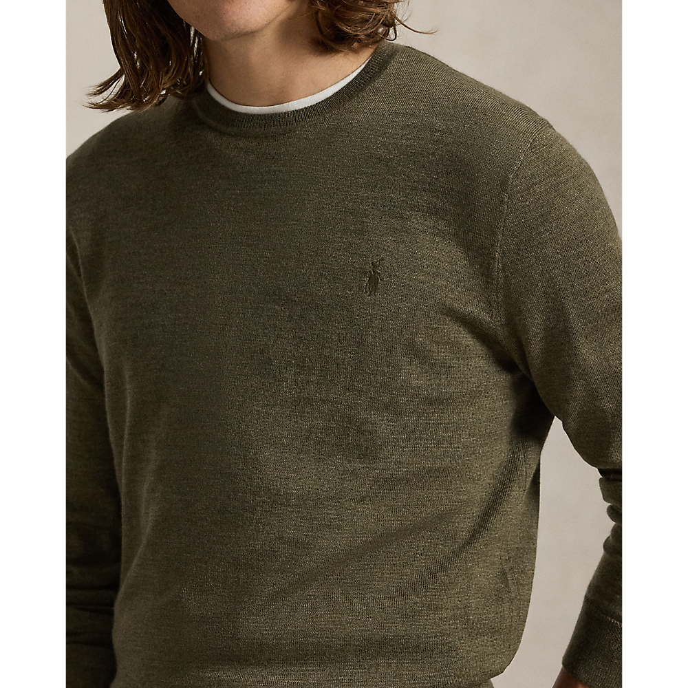 PRL Slim Fit Washable Wool Crewneck Jumper /Pulover 710946143010