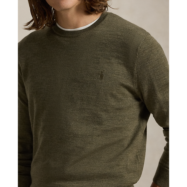 PRL Slim Fit Washable Wool Crewneck Jumper /Pulover 710946143010