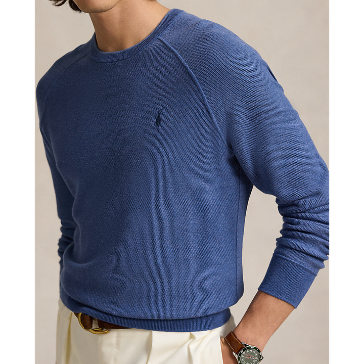 PRL Textured Cotton Crewneck Jumper/Pulover 710948737004