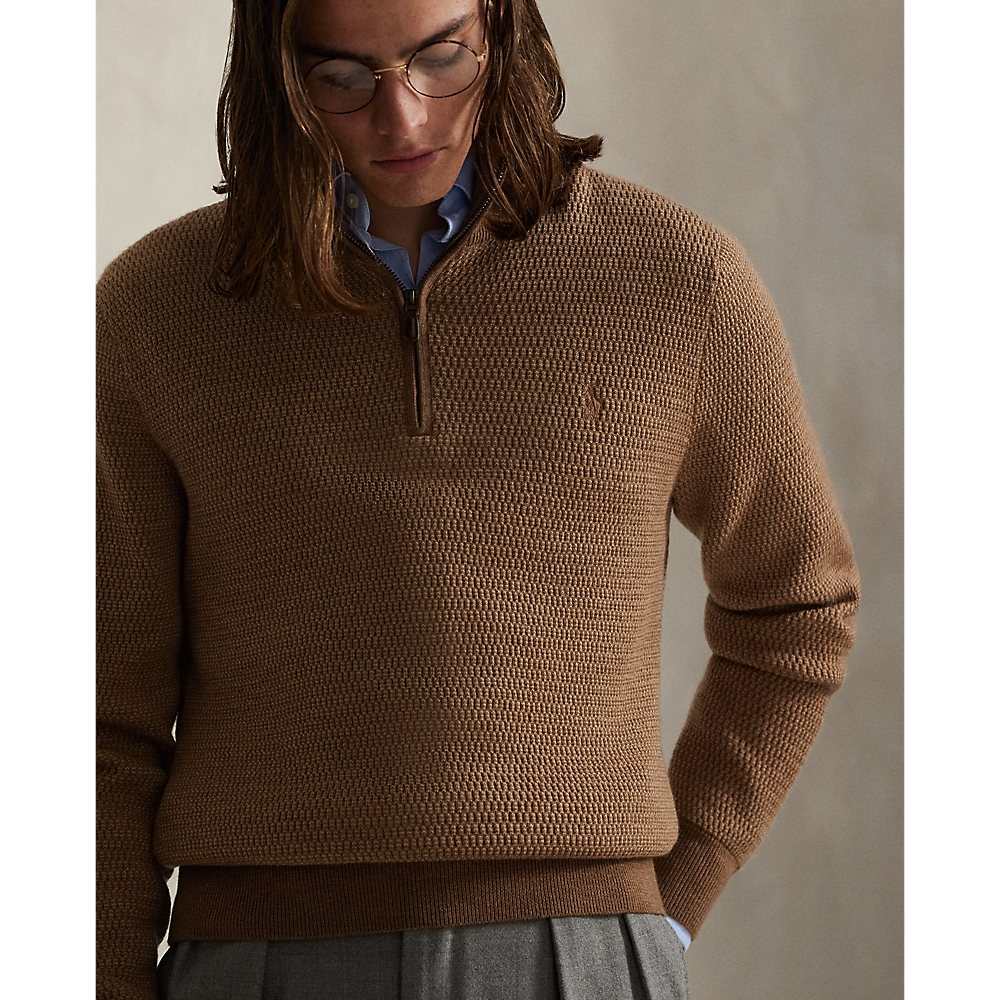 PRL Washable Wool Quarter-Zip Jumper/Pulover 710948865002