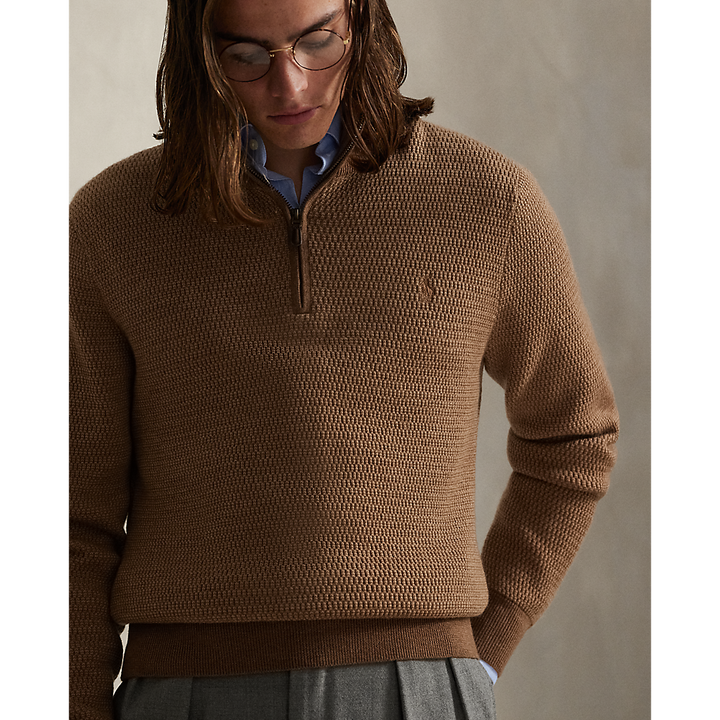 PRL Washable Wool Quarter-Zip Jumper/Pulover 710948865002