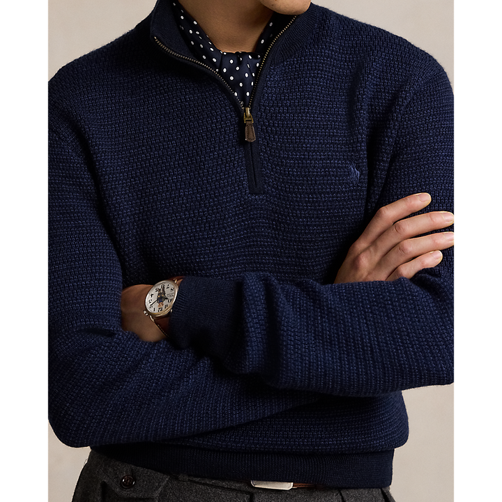 PRL Washable Wool Quarter-Zip Jumper/Pulover 710948865003