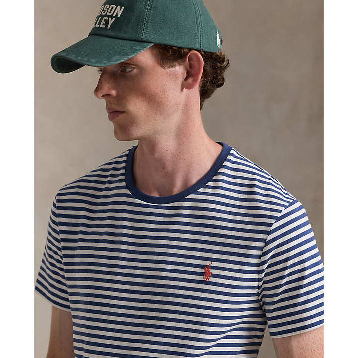 PRL Custom Slim Fit Striped Jersey T-Shirt/ Majica 710956828005