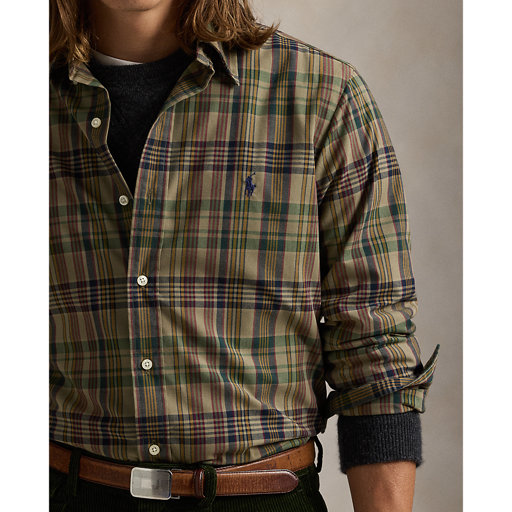 PRL Custom Fit Plaid Performance Shirt/Košulja 710960601001