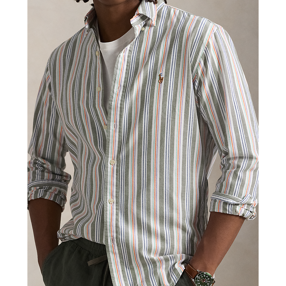 PRL Custom Fit Striped Oxford Shirt/Košulja 710961340002
