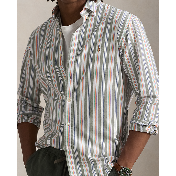 PRL Custom Fit Striped Oxford Shirt/Košulja 710961340002