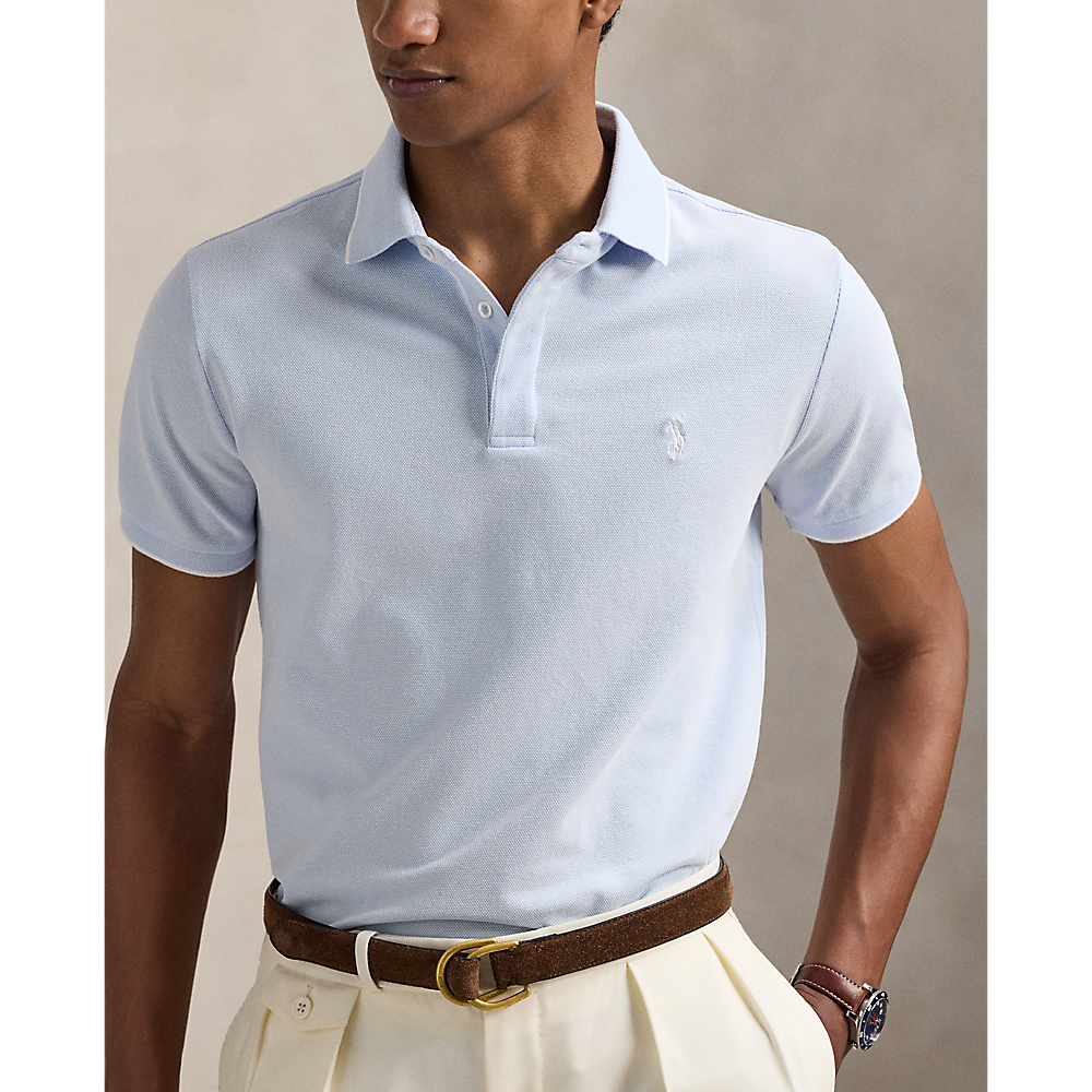 PRL Custom Slim Fit Stretch Oxford Mesh Polo/Polo majica 710963494004