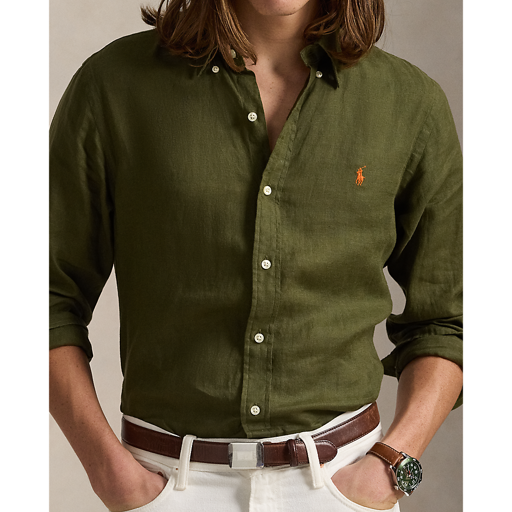 PRL Custom Fit Linen Shirt/Košulja 710966294004