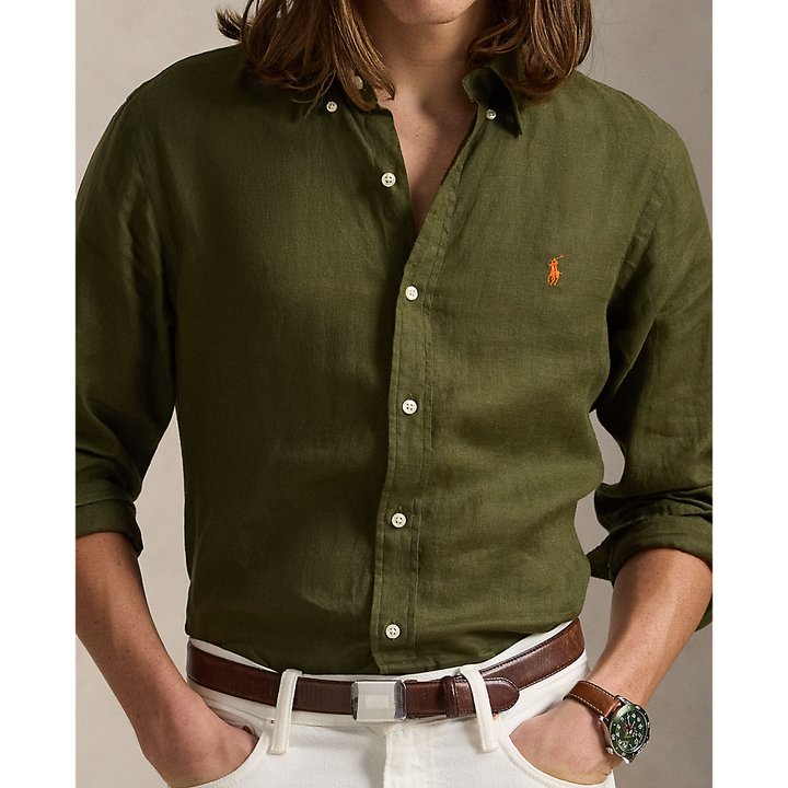 PRL Custom Fit Linen Shirt/Košulja 710966294004