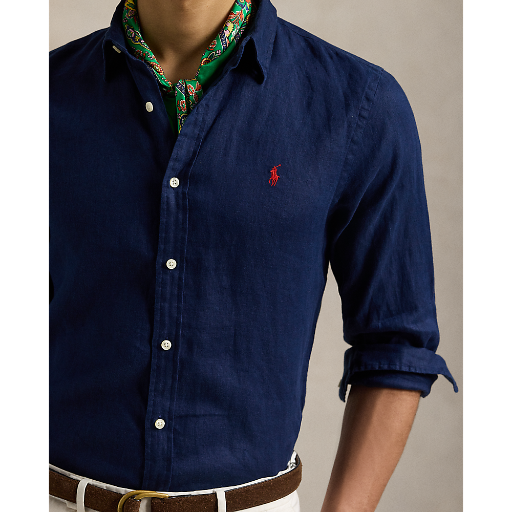 PRL Slim Fit Linen Shirt/Košulja 710966295002