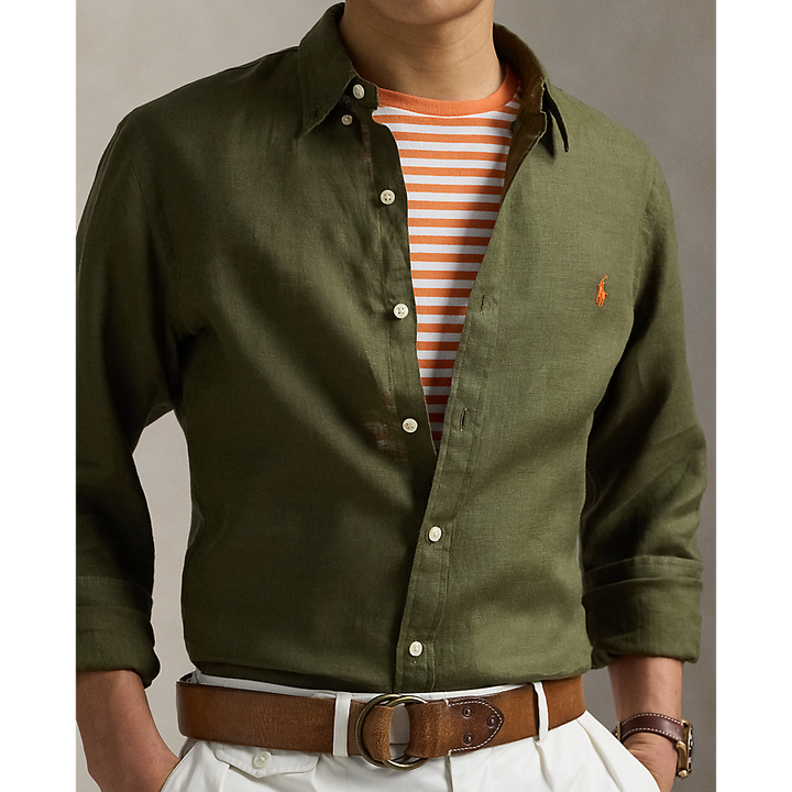 PRL Slim Fit Linen Shirt/Košulja 710966295004