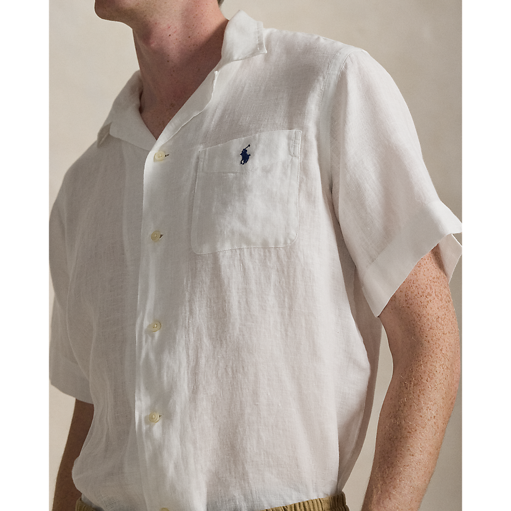 PRL Classic Fit Linen Camp Shirt/Košulja 710966421504
