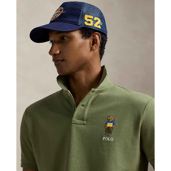 PRL Custom Slim Polo Bear Mesh Polo Shirt/Polo Majica 710969633001