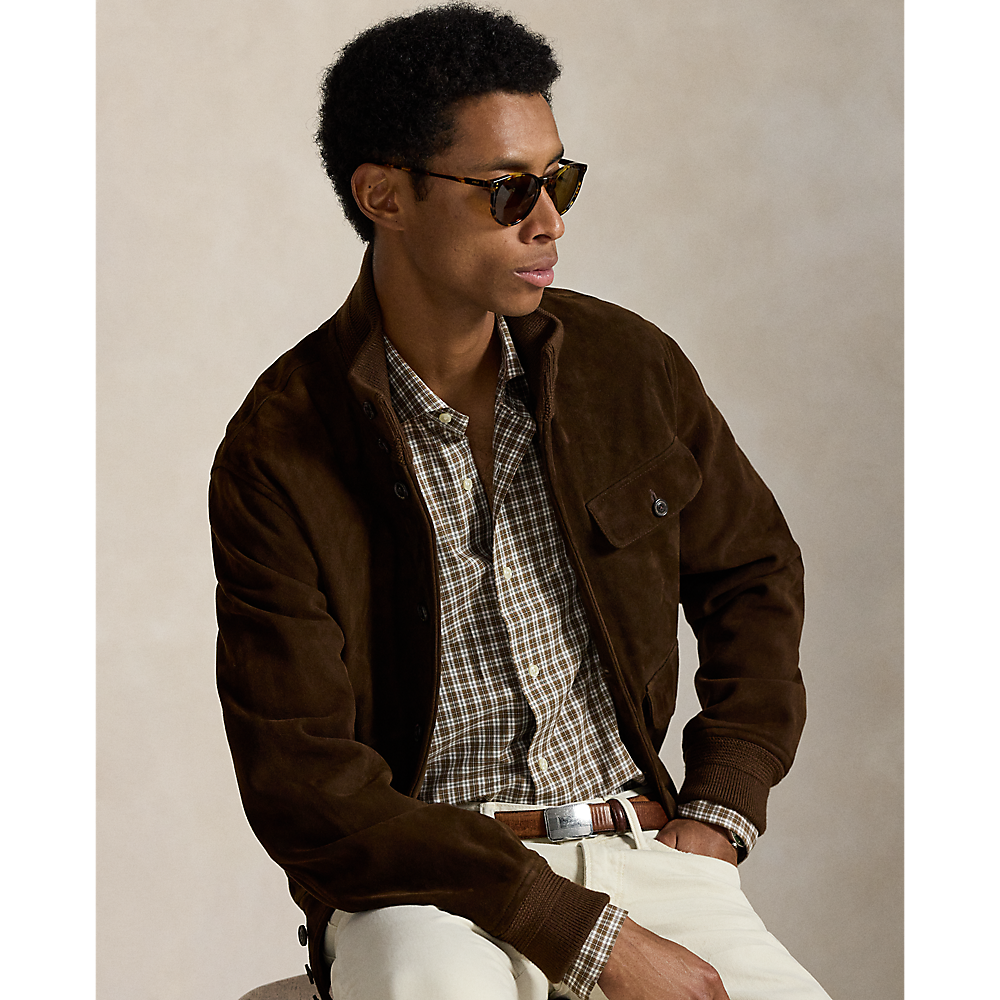 PRL Custom Fit Plaid Stretch Poplin Shirt/Košulja 710974534004