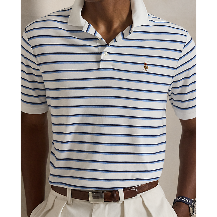 PRL Custom Slim Fit Striped Soft Cotton Polo/Polo majica 710974586500