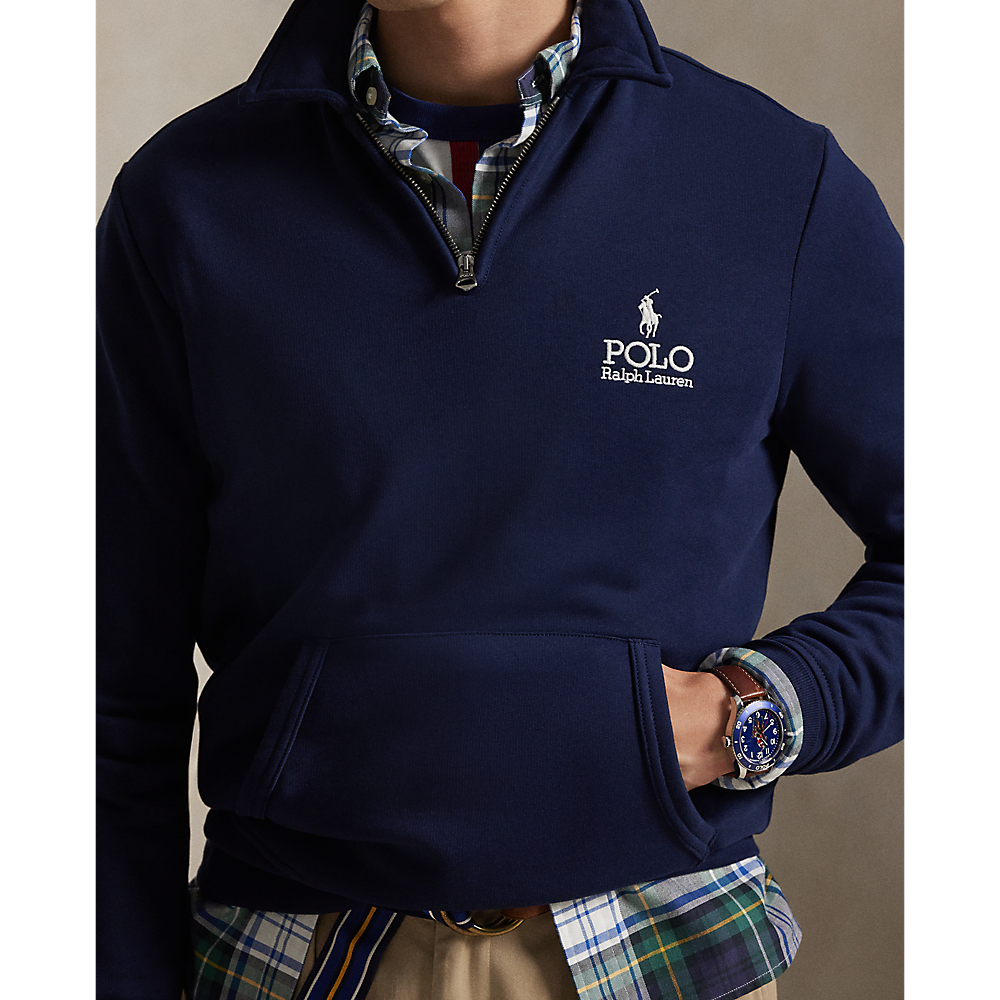 PRL Logo Fleece Collared Sweatshirt/ Pulover 710981139002