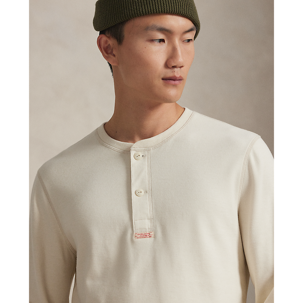 PRL Cotton Moleskin Henley Shirt/Pulover 710981784001