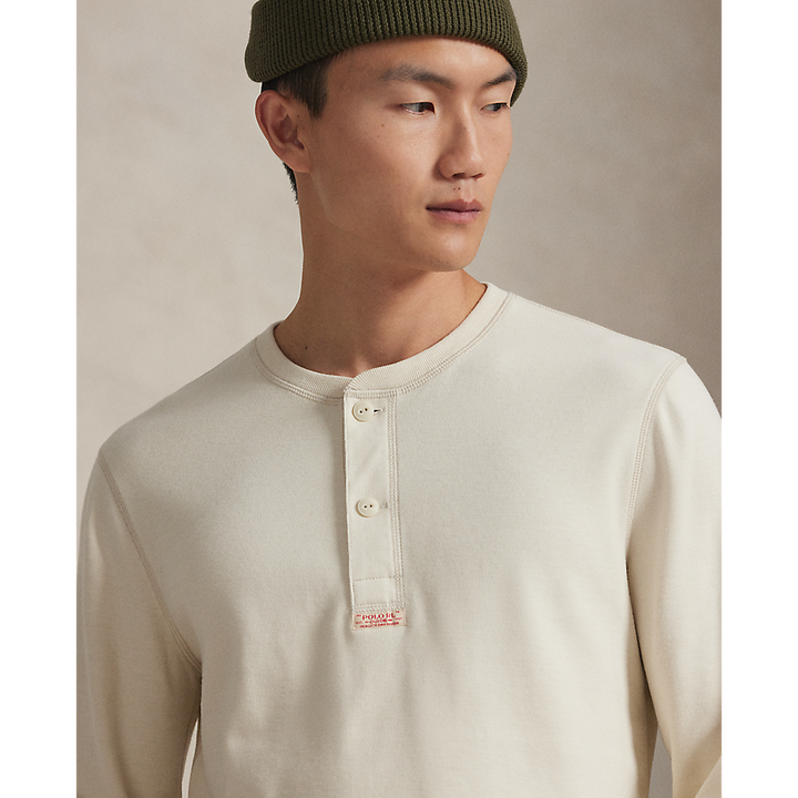 PRL Cotton Moleskin Henley Shirt/Pulover 710981784001